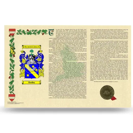 Hoolay Armorial History Landscape Style