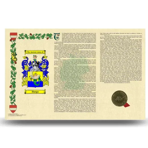 Huego Armorial History Landscape Style