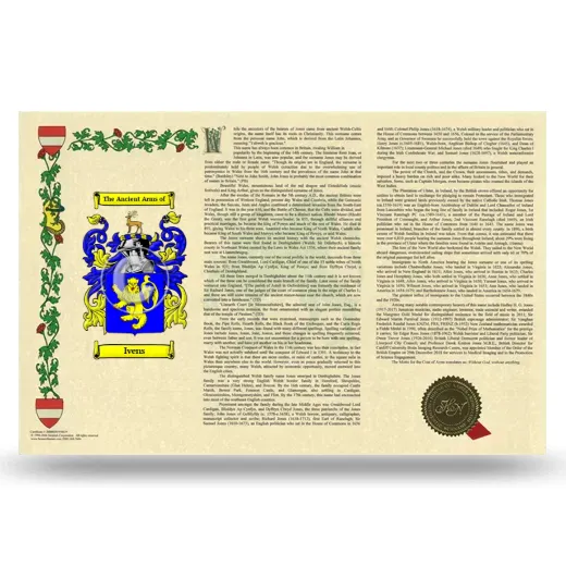 Ivens Armorial History Landscape Style