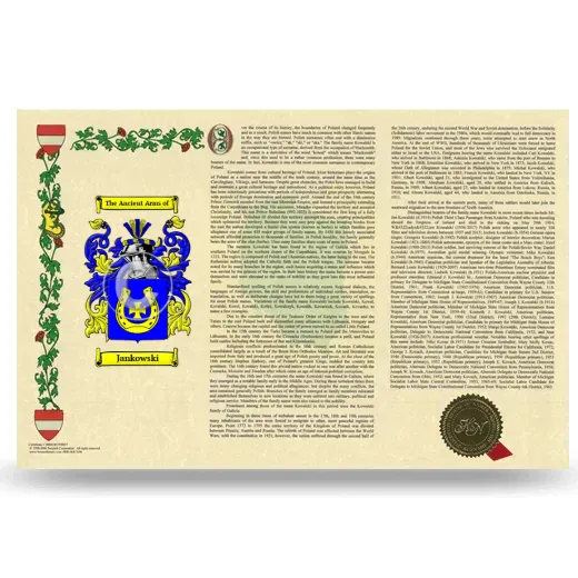 Jankowski Armorial History Landscape Style