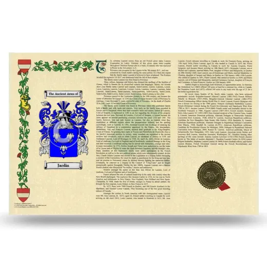 Jardin Armorial History Landscape Style