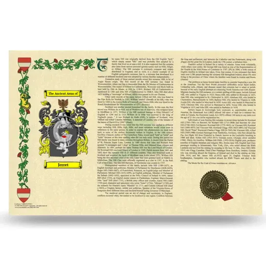 Jerret Armorial History Landscape Style