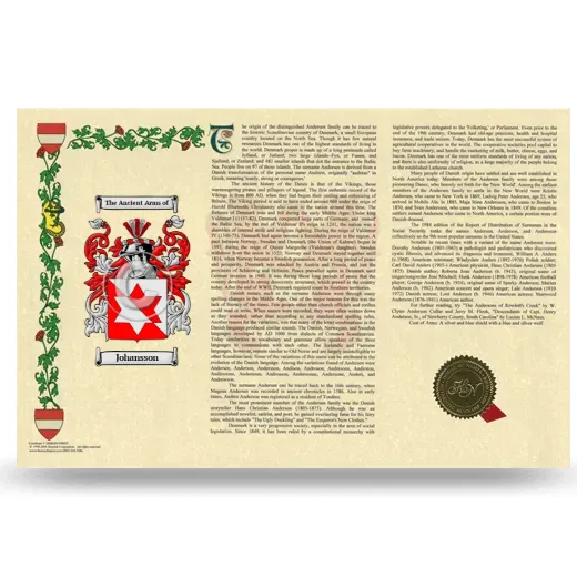 Johansson Armorial History Landscape Style