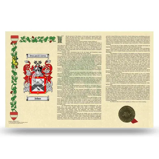 Johns Armorial History Landscape Style