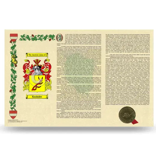 Kazimier Armorial History Landscape Style