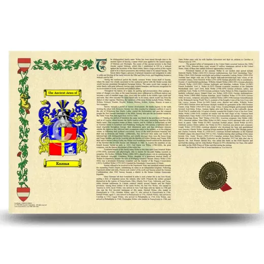 Kuzma Armorial History Landscape Style