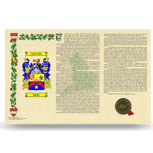 Laney Armorial History Landscape Style