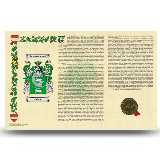 Lechner Armorial History Landscape Style