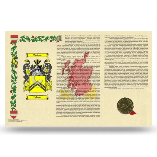 Lelane Armorial History Landscape Style