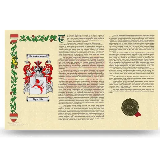 Lipschitz Armorial History Landscape Style