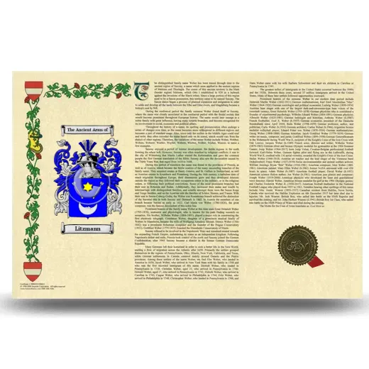 Litzmann Armorial History Landscape Style