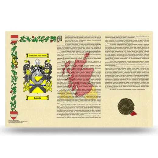 Loach Armorial History Landscape Style
