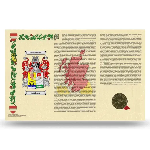 Lochlan Armorial History Landscape Style