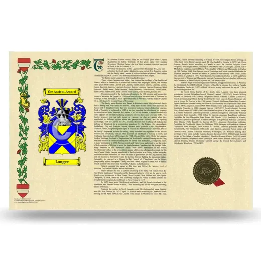 Lougee Armorial History Landscape Style