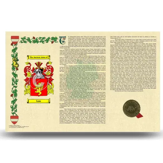 Low Armorial History Landscape Style
