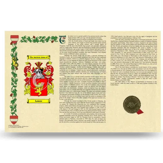 Lower Armorial History Landscape Style