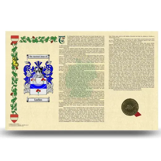 Luehrs Armorial History Landscape Style