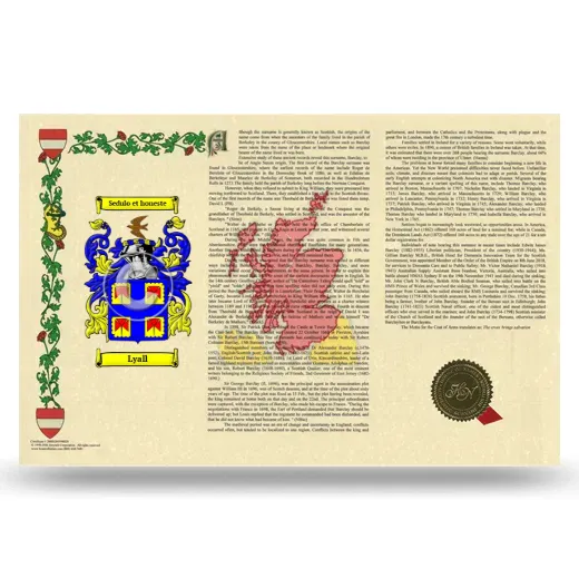 Lyall Armorial History Landscape Style