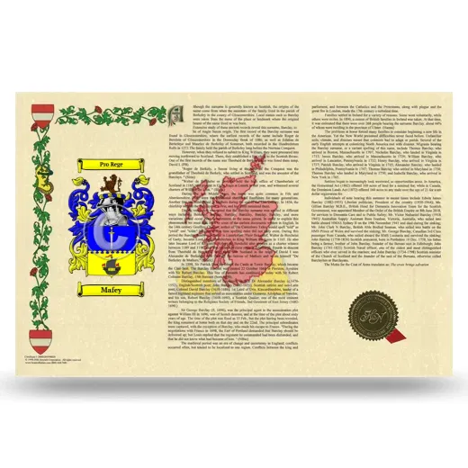 Mafey Armorial History Landscape Style