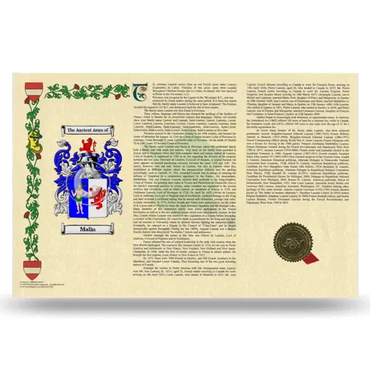 Malin Armorial History Landscape Style