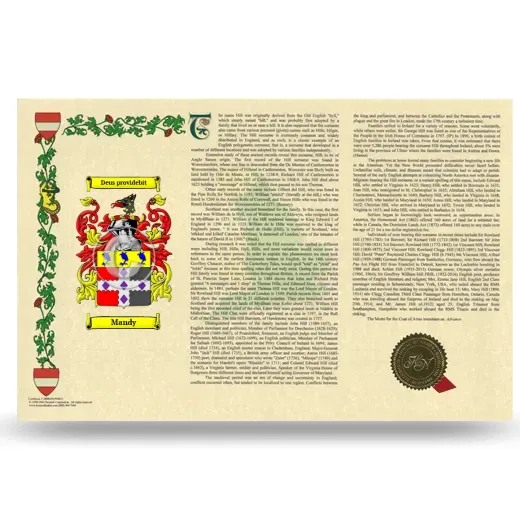 Mandy Armorial History Landscape Style