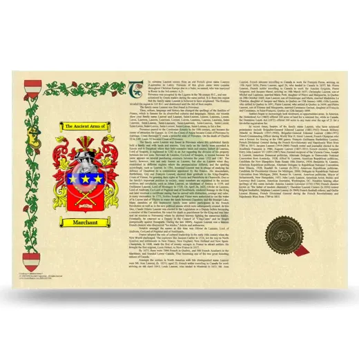 Marchant Armorial History Landscape Style