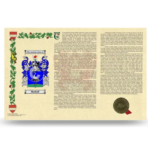 Markolf Armorial History Landscape Style