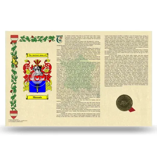 Massais Armorial History Landscape Style