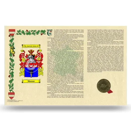 Massue Armorial History Landscape Style