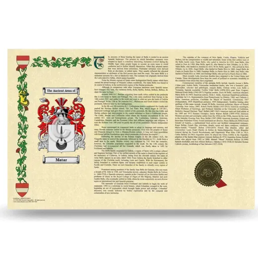 Matar Armorial History Landscape Style