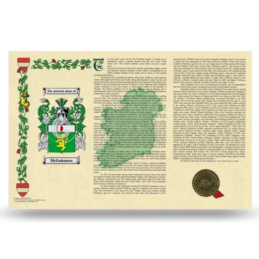 McGuinness Armorial History Landscape Style
