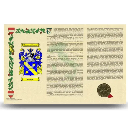 Mengati Armorial History Landscape Style