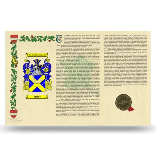 Mesee Armorial History Landscape Style
