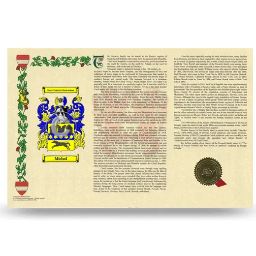 Michal Armorial History Landscape Style