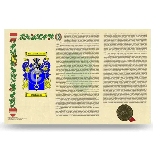 Michalski Armorial History Landscape Style