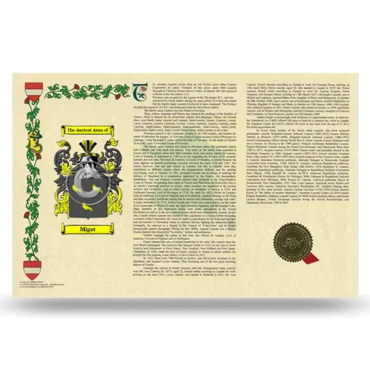 Migot Armorial History Landscape Style