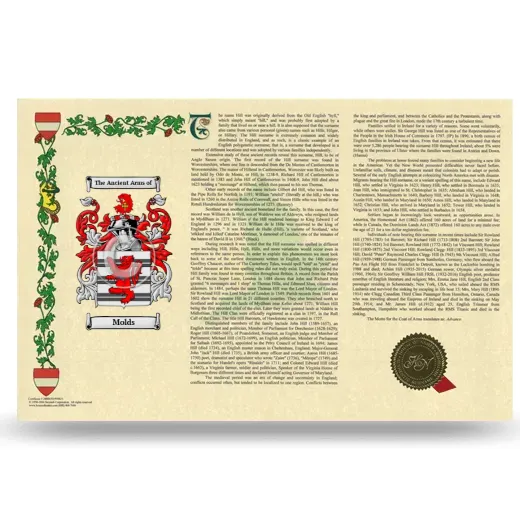 Molds Armorial History Landscape Style