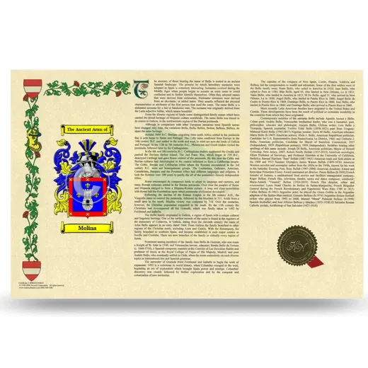 Molina Armorial History Landscape Style