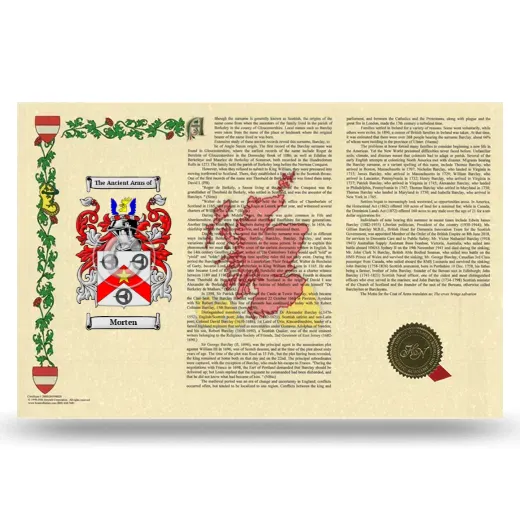 Morten Armorial History Landscape Style