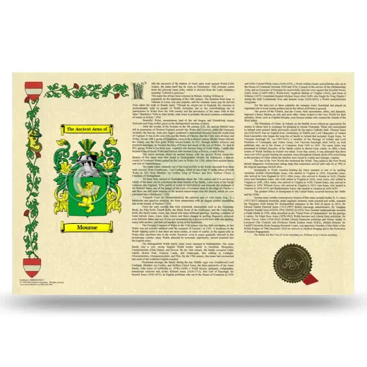 Mourne Armorial History Landscape Style