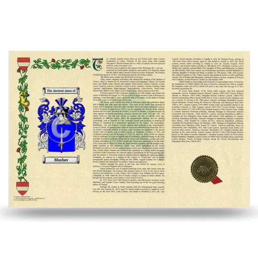 Mucher Armorial History Landscape Style