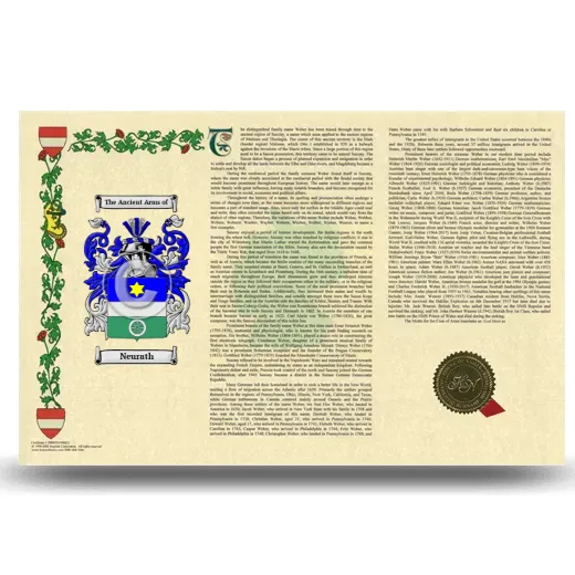 Neurath Armorial History Landscape Style