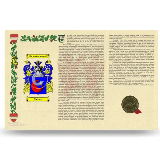 Nielsen Armorial History Landscape Style