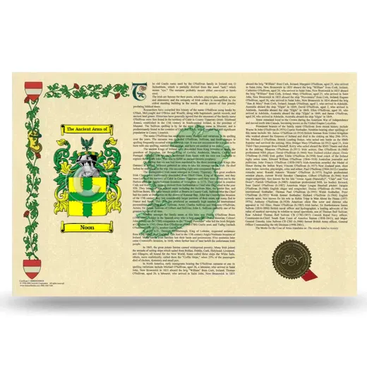 Noon Armorial History Landscape Style