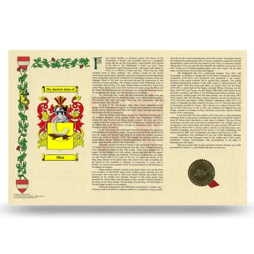 Oter Armorial History Landscape Style