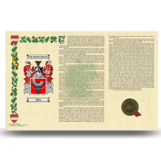 Otto Armorial History Landscape Style