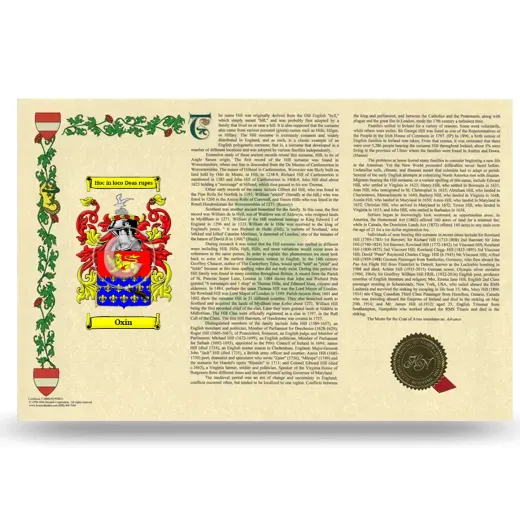 Oxin Armorial History Landscape Style
