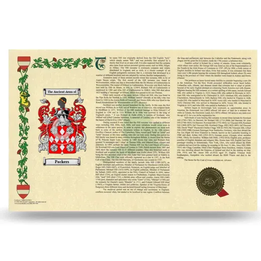 Packers Armorial History Landscape Style