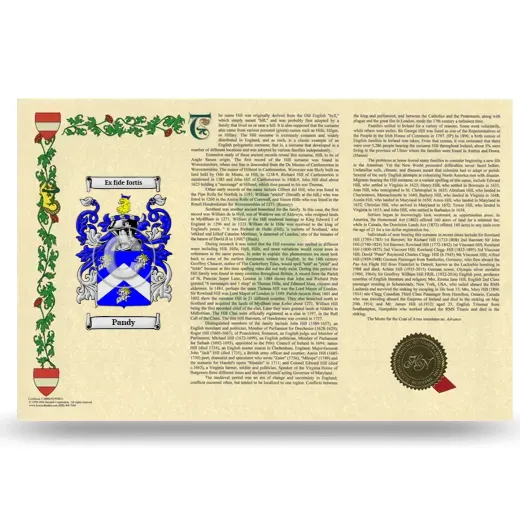 Pandy Armorial History Landscape Style