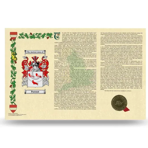 Parrant Armorial History Landscape Style